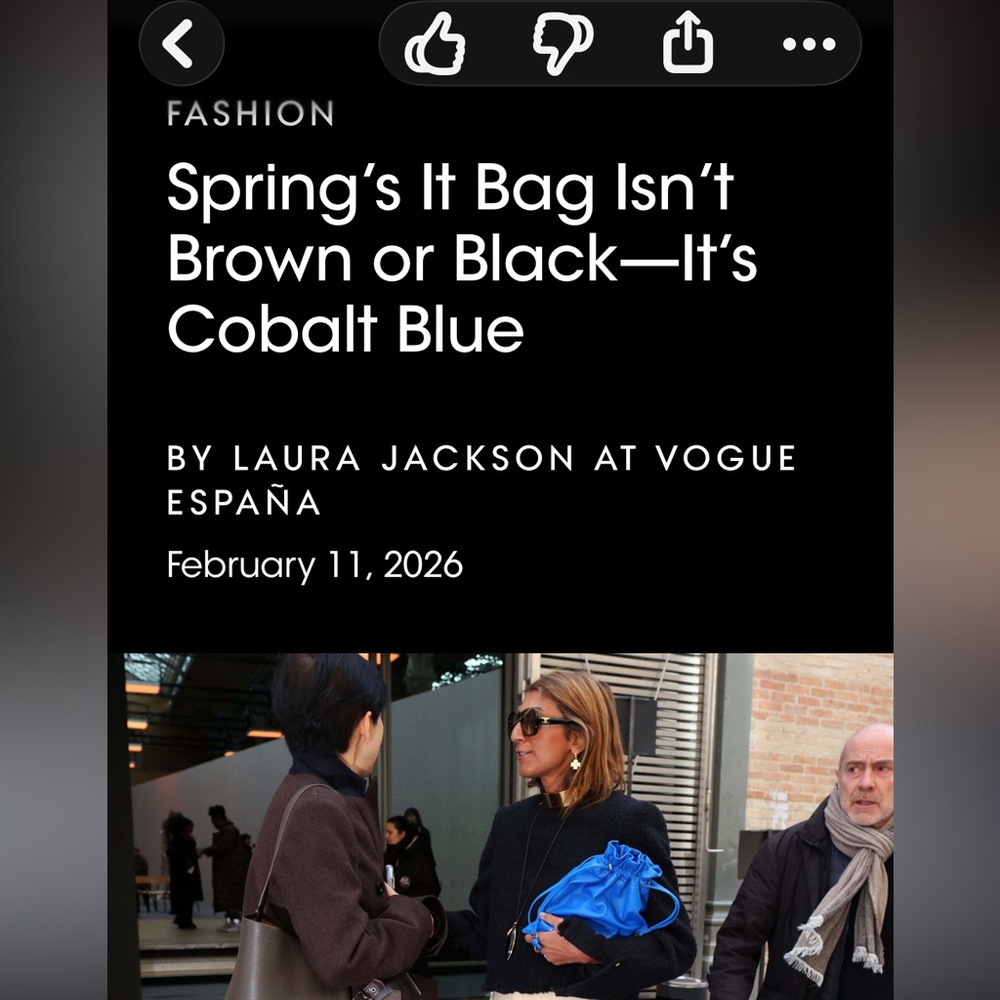 Cobalt blue bags for 2026 💙